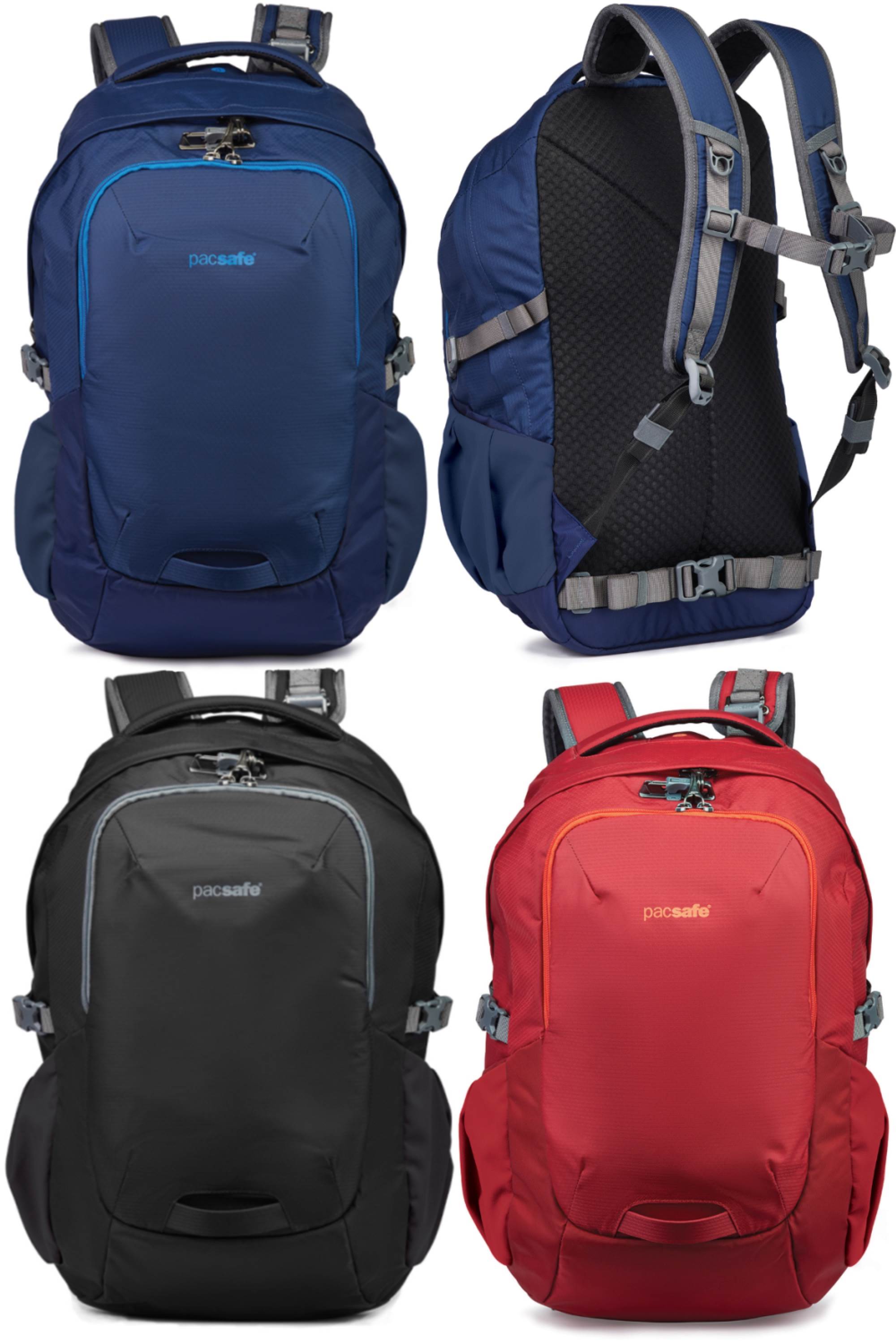PacSafe Venturesafe G3 32 Liter Anti Theft Travel Backpack/Daypack-Fits 17 Laptop Lakeside Blue 